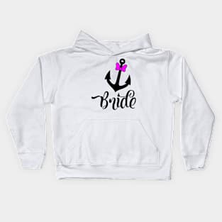 Bride Anchor Kids Hoodie